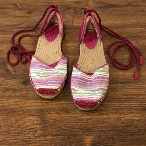 Ugg Libbi Serape-Striped Espadrilles